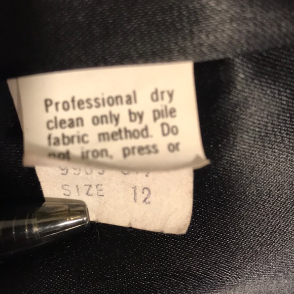 JORDACHE vintage faux fur jacket pockets padded 12 - Picture 7 of 8